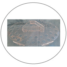 Communion Tray Perspex 40 hole     (**NEW**)